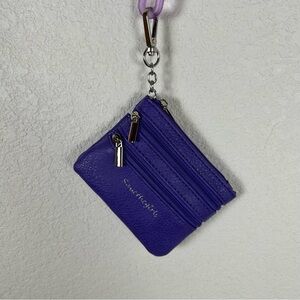 Save The Girls small vegan pouch plastic chain crossbody wallet Bag Charm